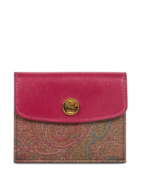 ETRO ペイズリー フラップカードケース