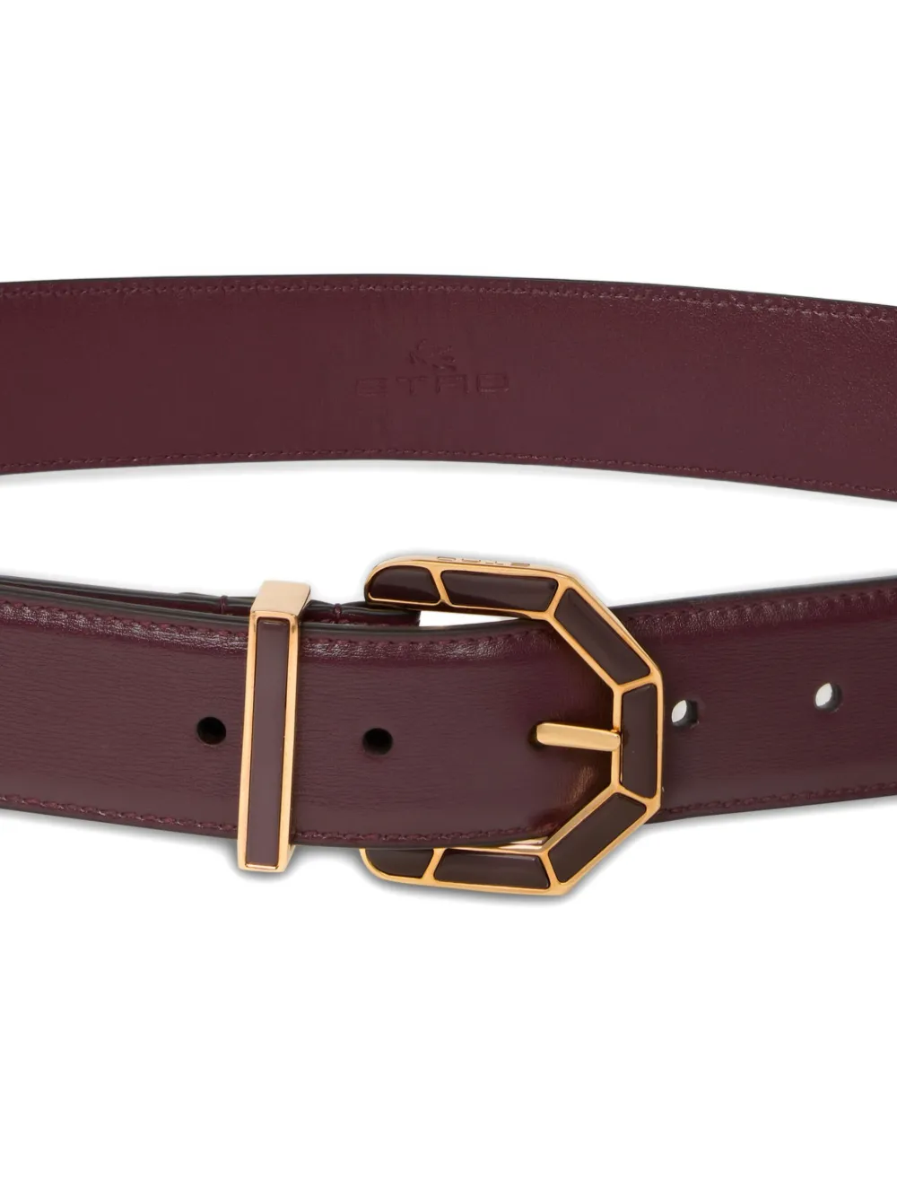 ETRO geometric-buckle leather belt | Image 2