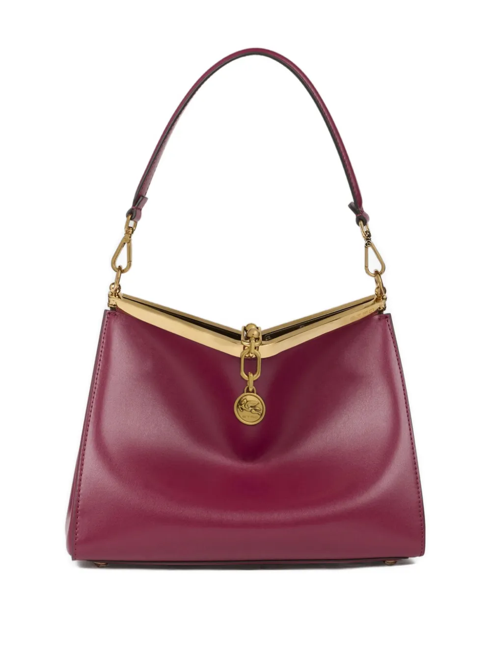ETRO Vela raffia schoudertas Rood