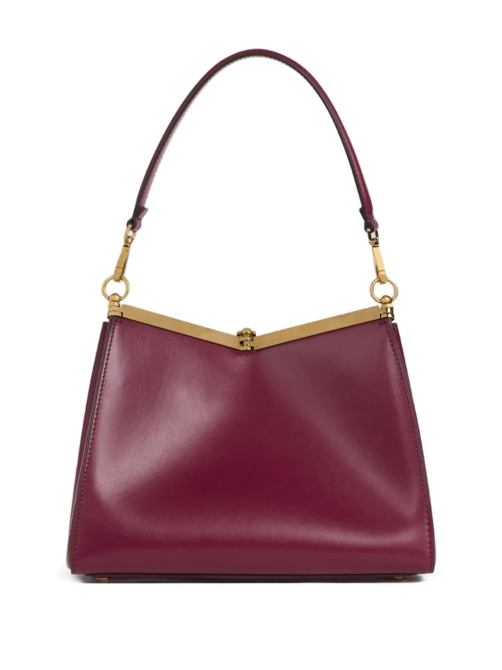 ETRO Vela raffia schoudertas Rood