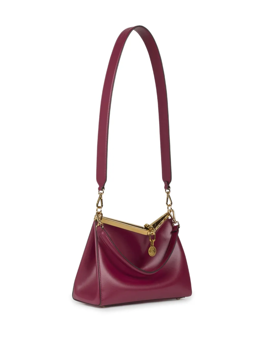 ETRO Vela raffia schoudertas Rood