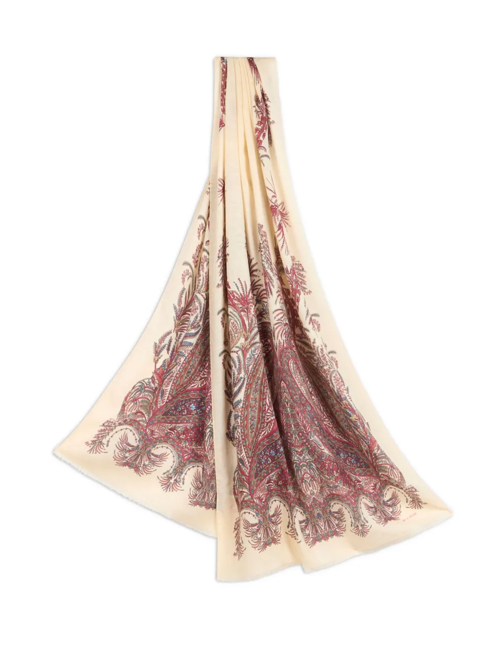ETRO Sjaal met paisley-print Beige