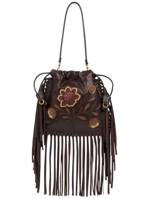 ETRO Small Kalispera embroidered bucket bag