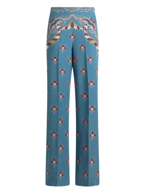 ETRO floral-print trousers