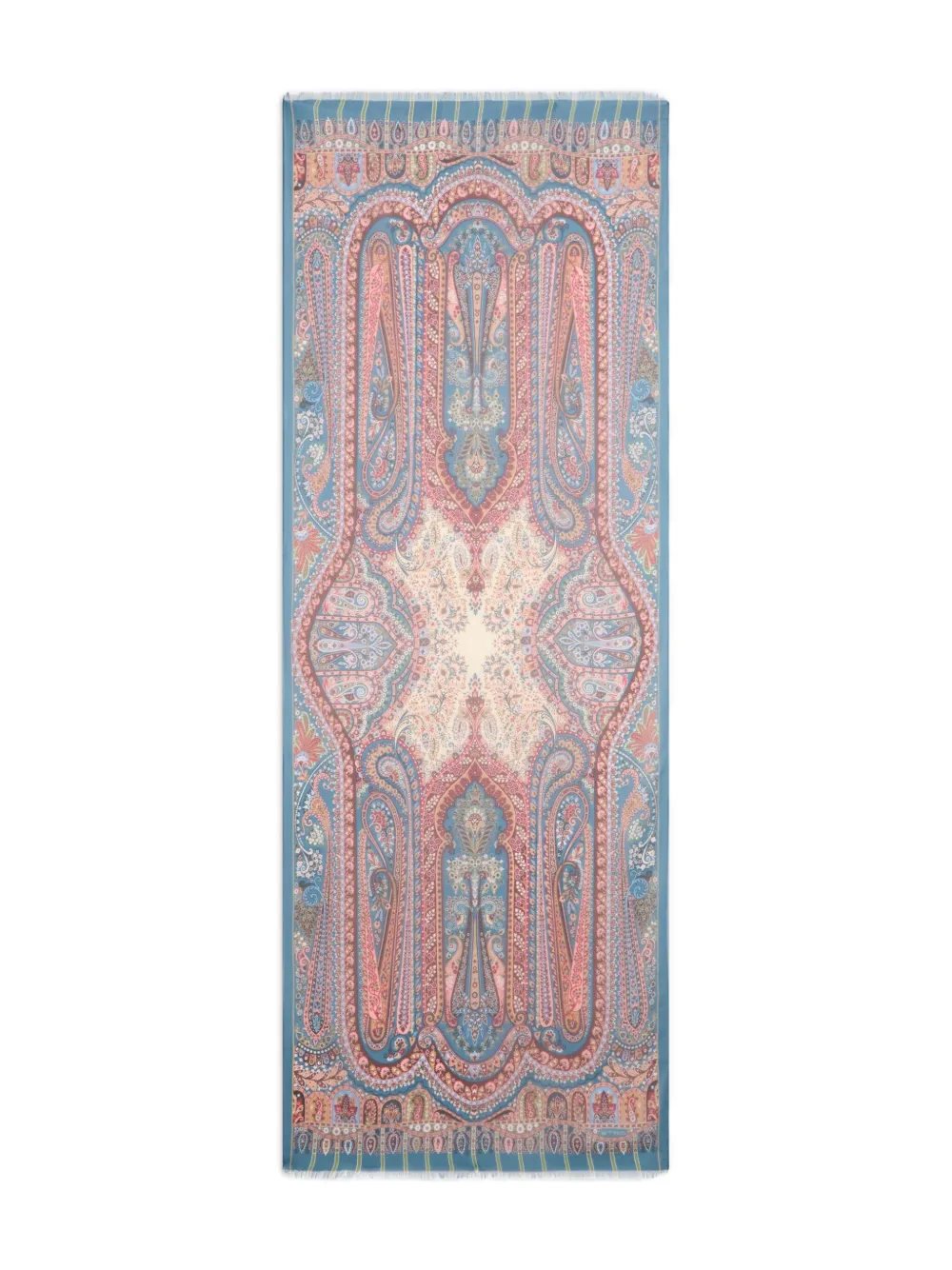ETRO Sjaal met paisley-print Blauw