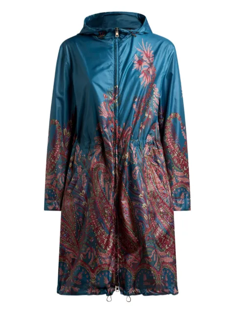 ETRO paisley-print raincoat