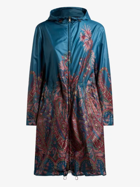 ETRO paisley-print raincoat