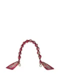 ETRO fabric-sphere beaded bag strap - Red