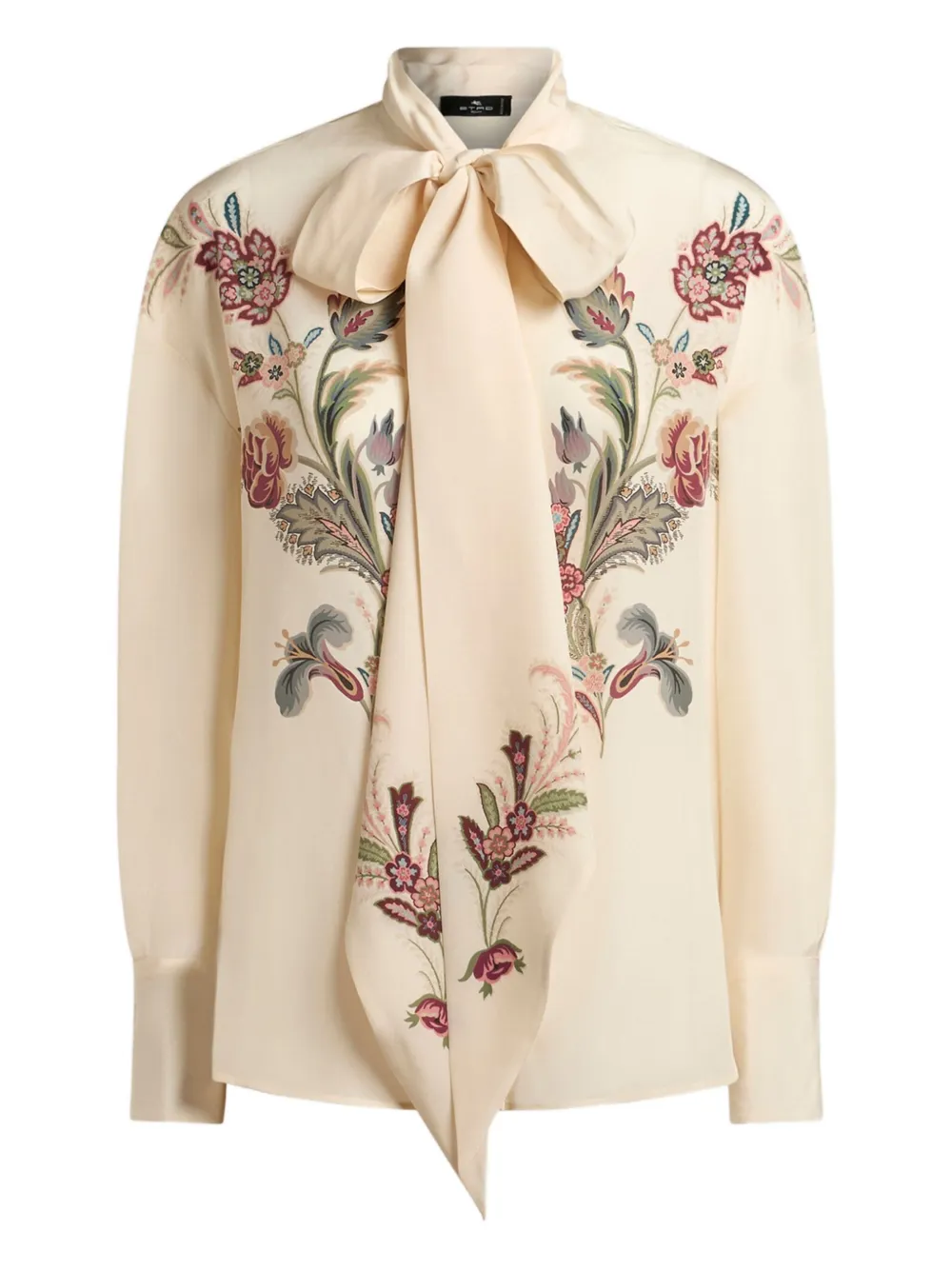 ETRO Shirt met bloemenprint Beige