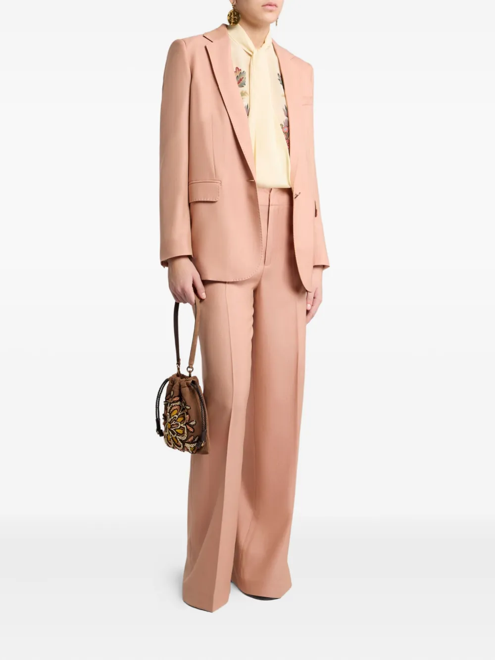 ETRO Shirt met bloemenprint Beige