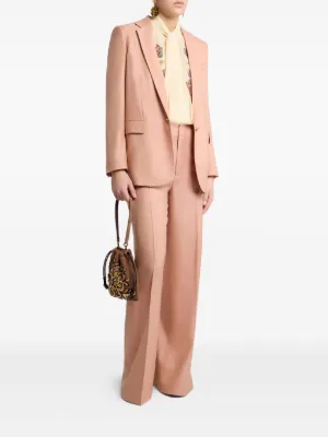 ETRO 23SS ジャケット ピンク系 Made In Italy ETRO（エトロ）テーラードジャケット 赤 サイズ:42(M位