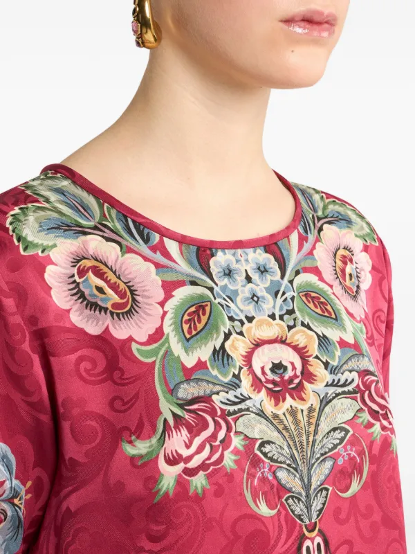 【ETRO】フローラル Tシャツ フローラル Tシャツ | エトロ