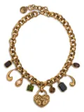 ETRO heart-lock chain necklace - Gold