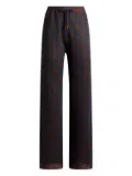 ETRO patterned knit trousers - Black