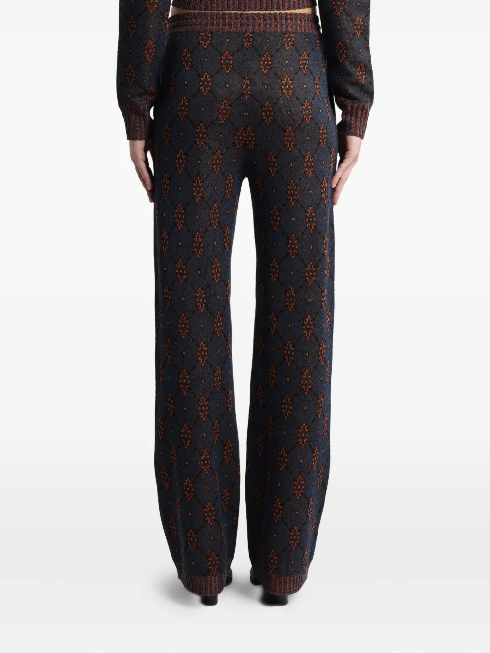 Etro Patterned Knit Trousers