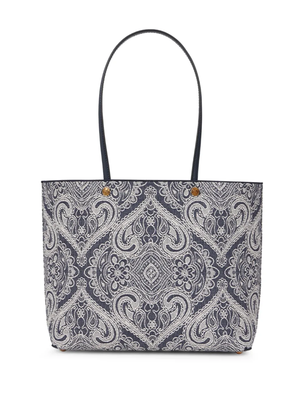 Etro Paisley-print Open-top Tote Bag In Blue