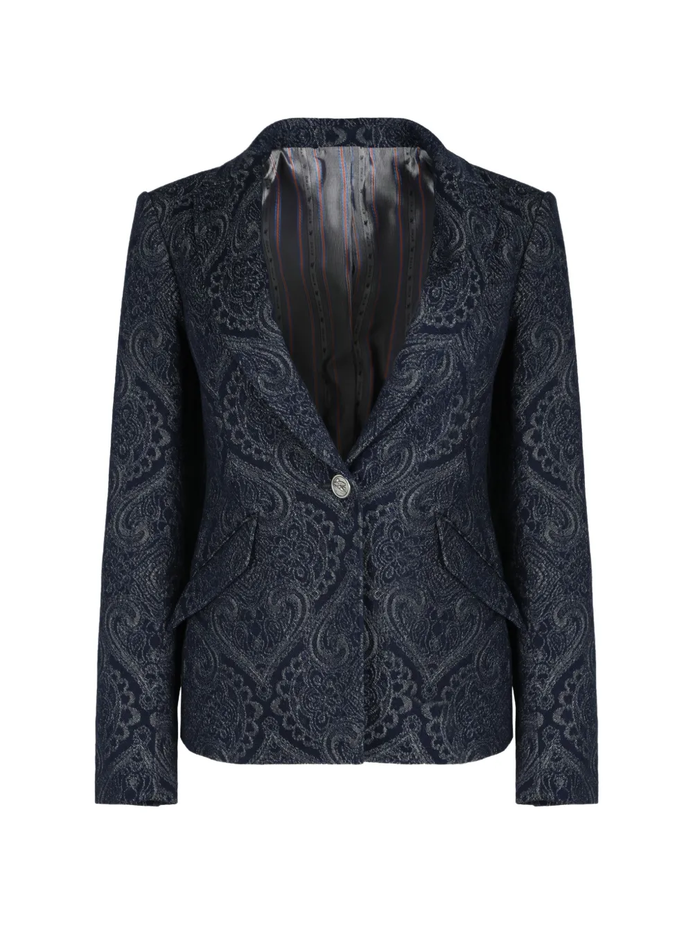ETRO denim jacquard jacket