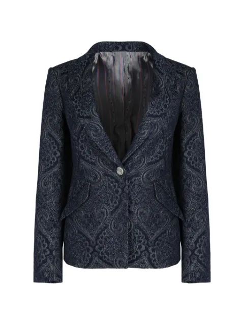 ETRO denim jacquard jacket