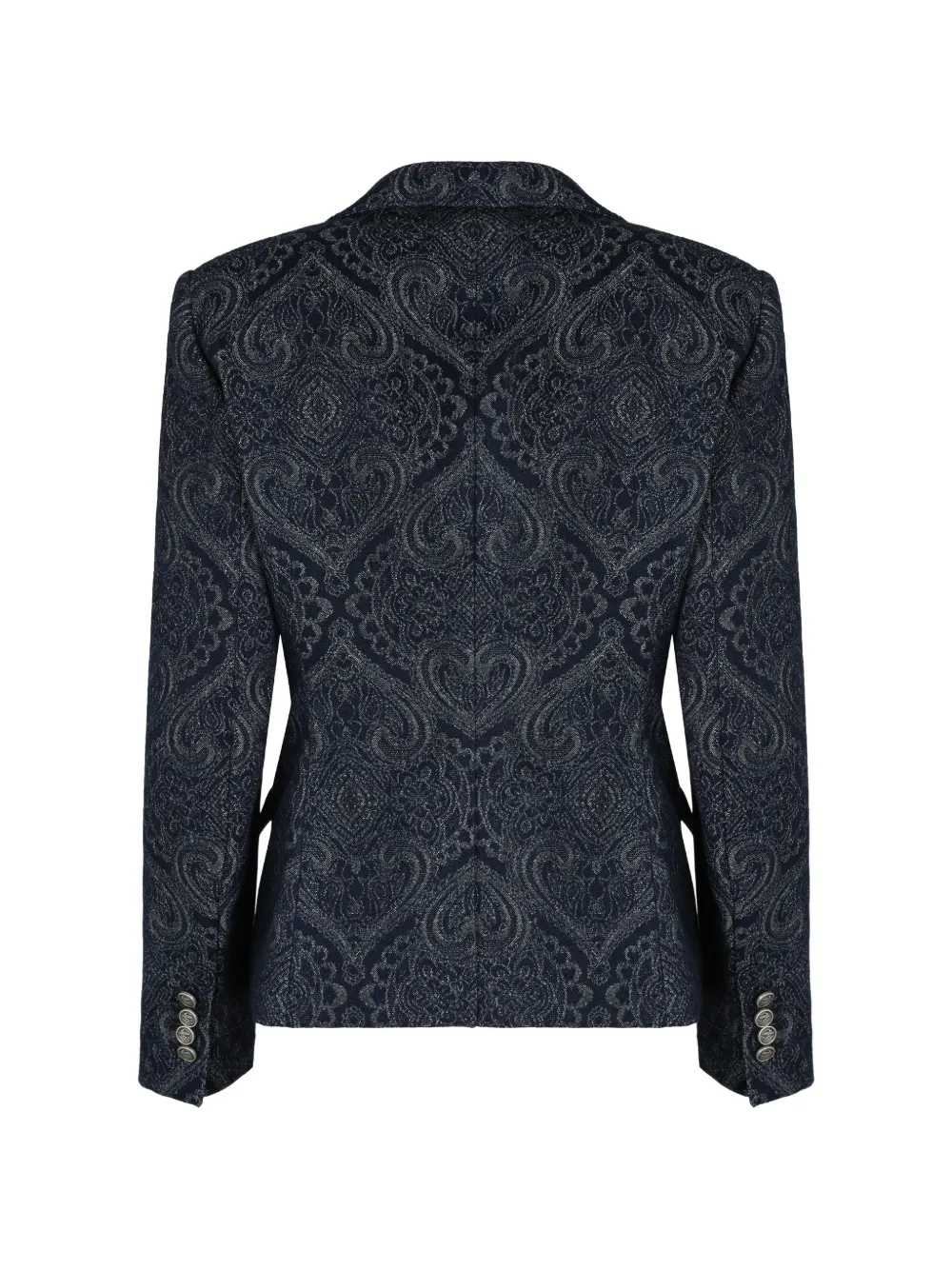 ETRO Denim jack met jacquard Blauw