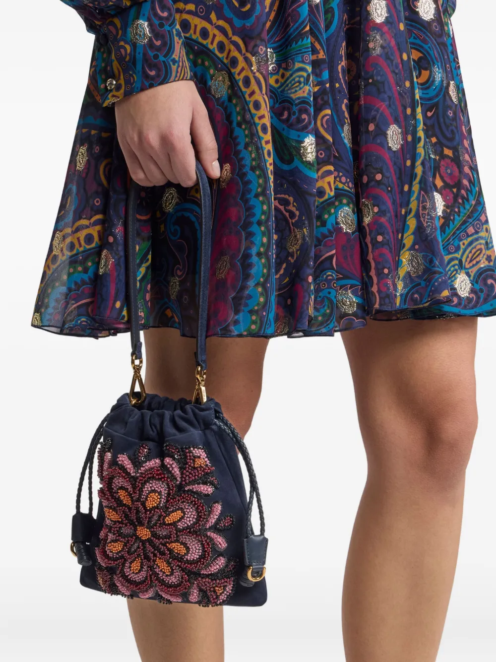 ETRO Kalispera kleine bucket-tas B0324