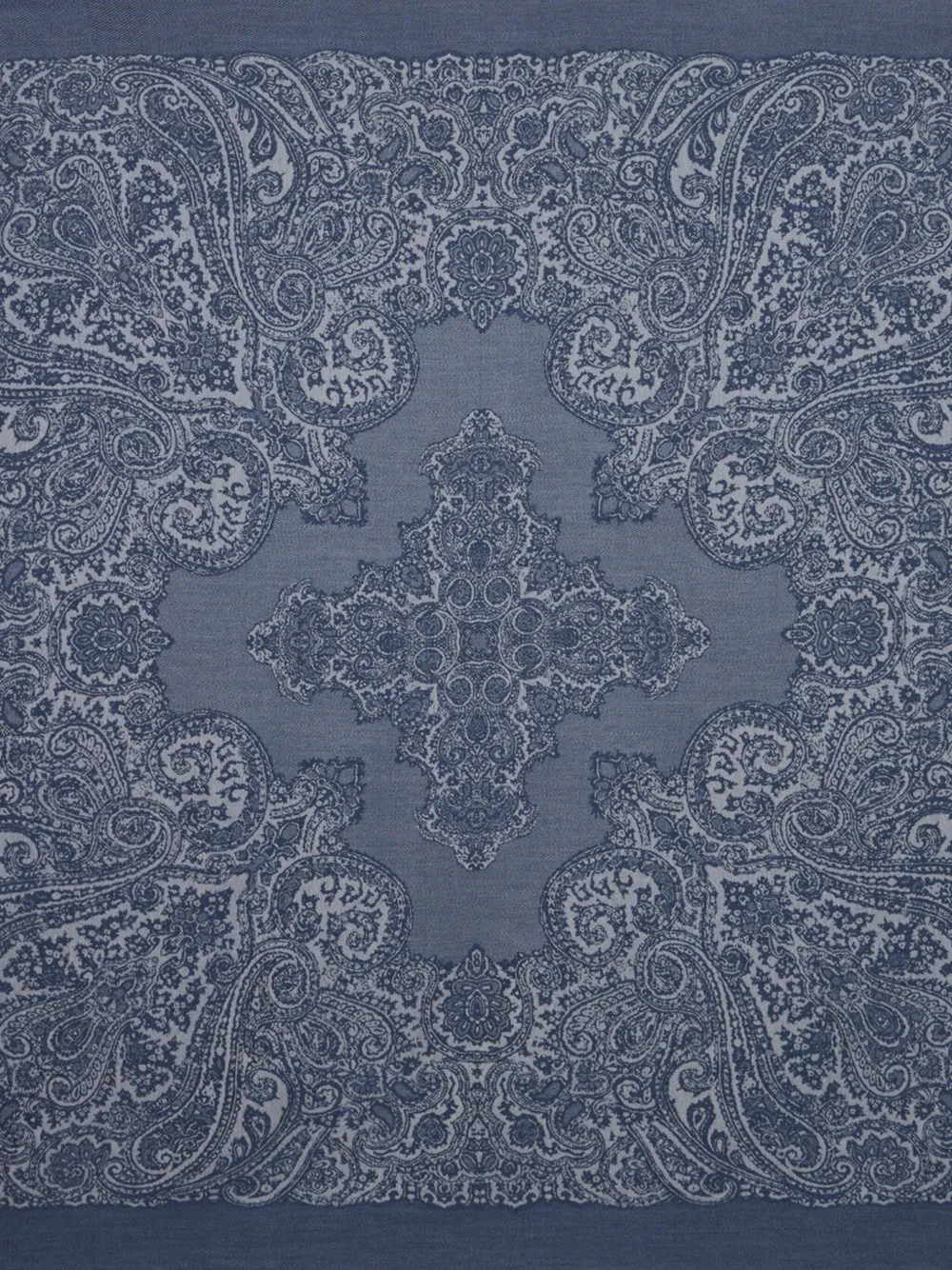ETRO Sjaal met paisley jacquard Blauw
