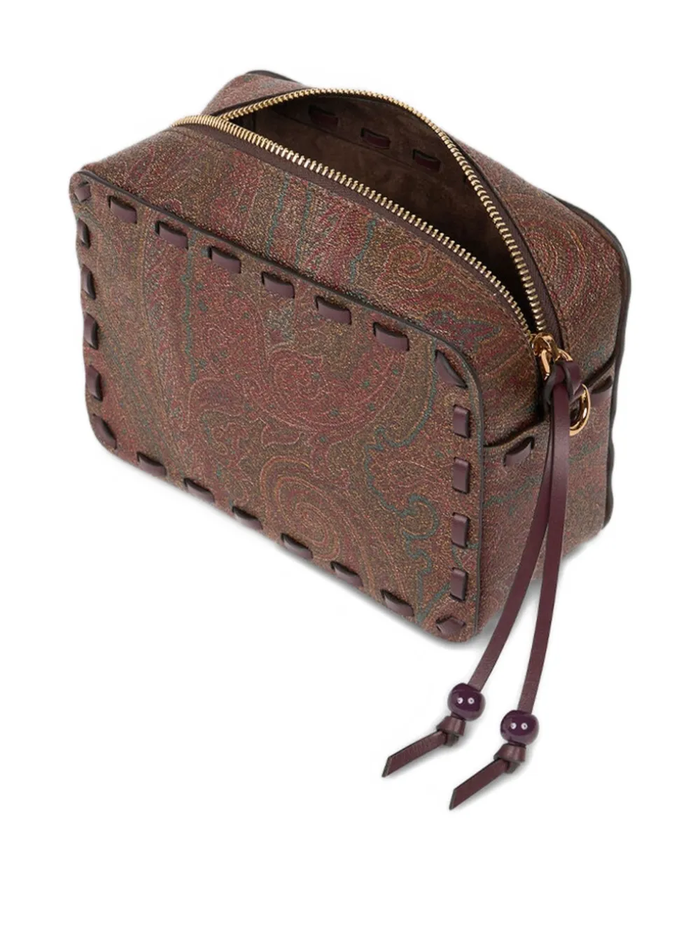 ETRO Arnica crossbodytas met paisley-print Bruin