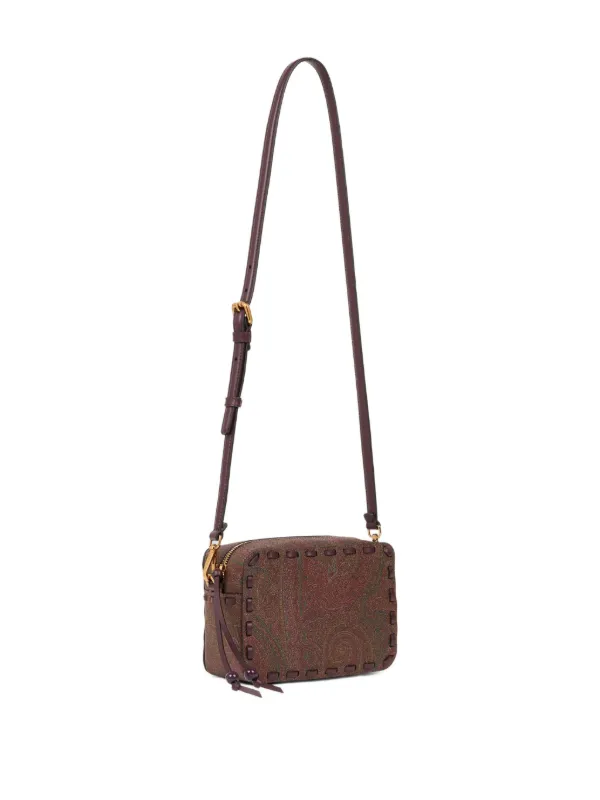 ショルダーバッグ・ポシェット Etro Paisley-Patterned Brown Crossbody Bag ETRO Arnica paisley-patterned Crossbody Bag | Brown | FARFETCH