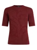 ETRO paisley-jacquard top - Red