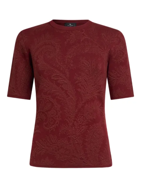 ETRO توب جاكار بنقش بيزلي
