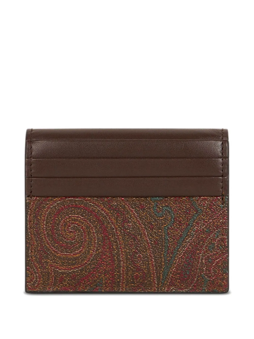 ETRO Pasjeshouder met paisley-print Bruin