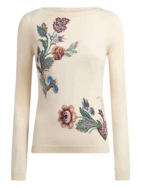 ETRO Pullover aus Blumenjacquard