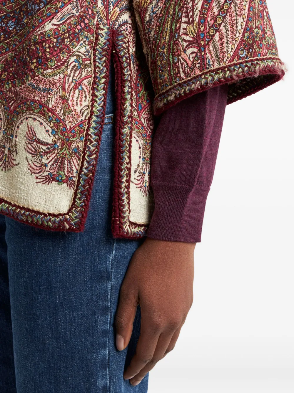 ETRO Top met paisley-print Beige