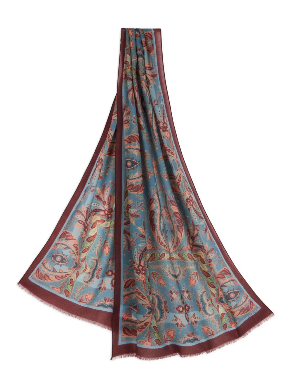 ETRO Sjaal met paisley-print Rood