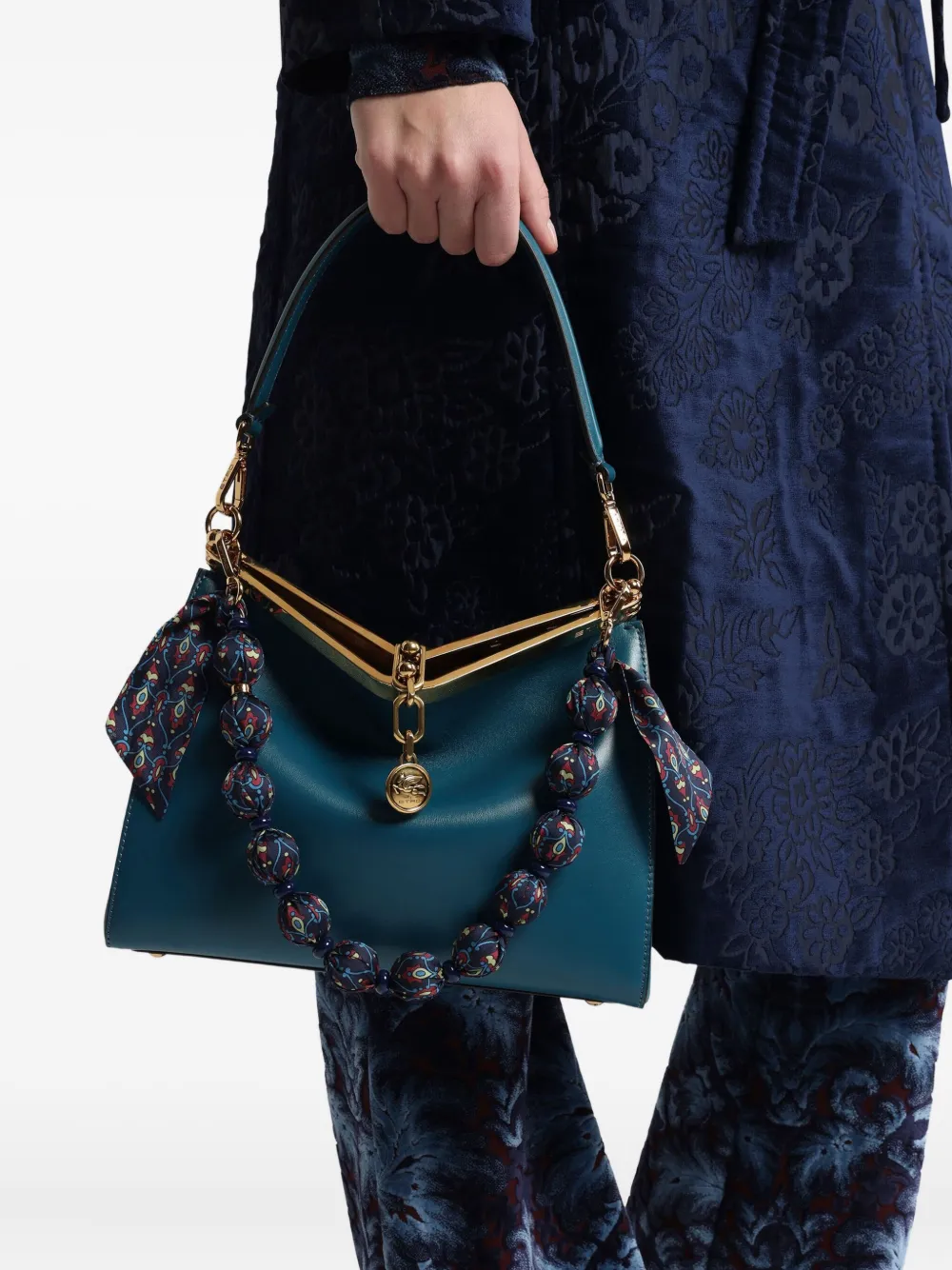 ETRO Tassenketting met paisley-print Blauw