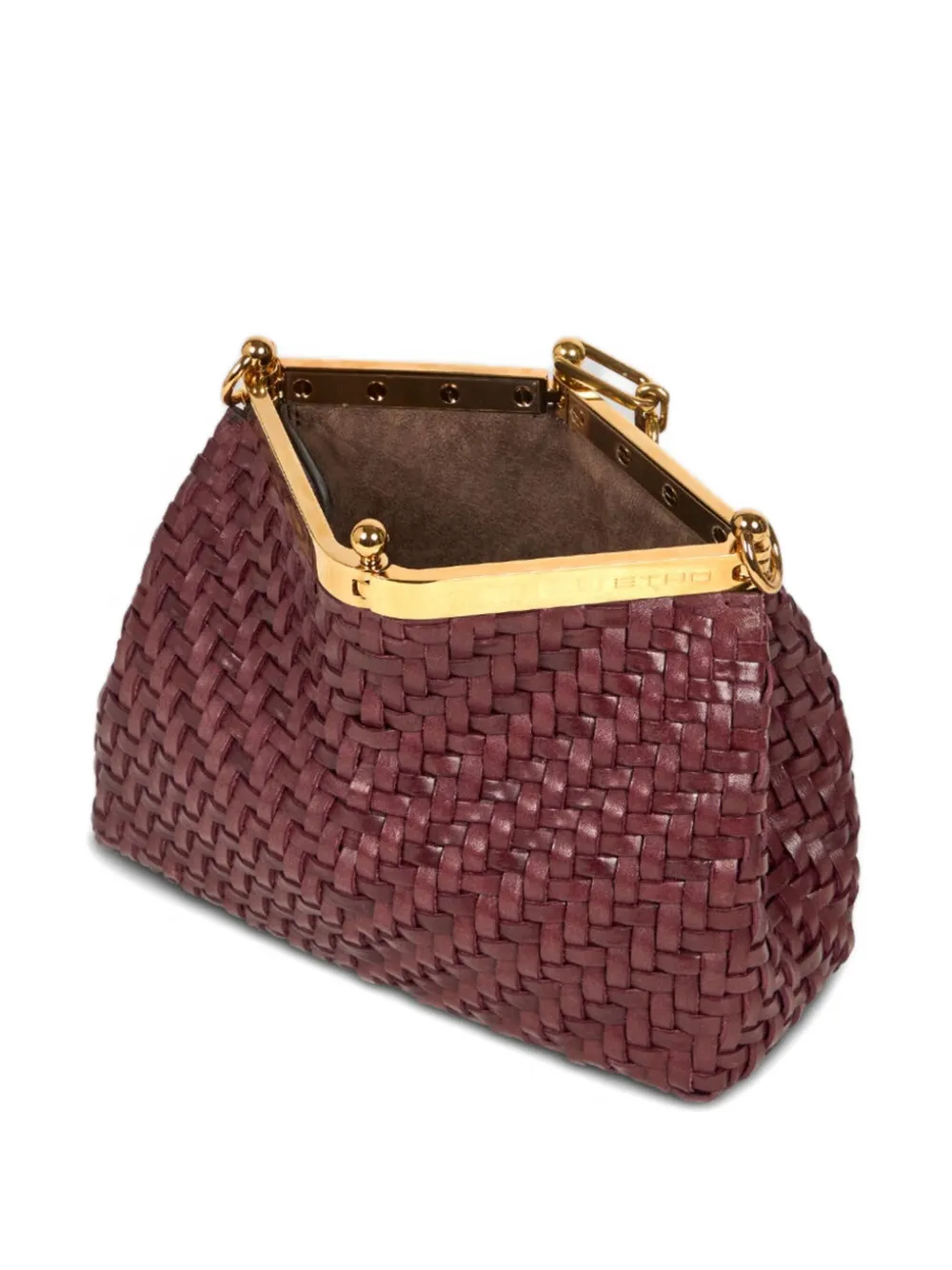 ETRO Kleine Vella leren shopper Rood