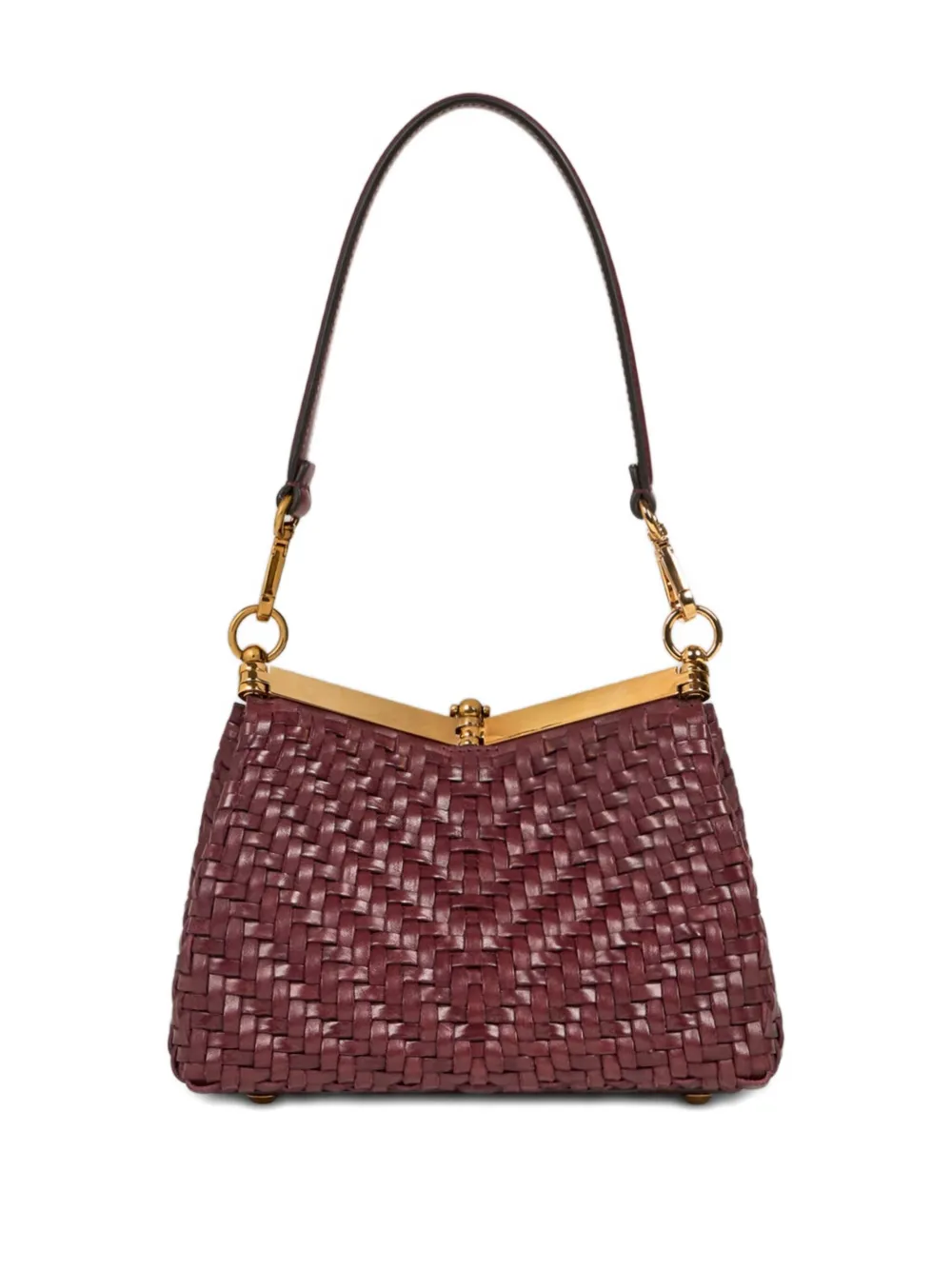 ETRO Kleine Vella leren shopper Rood