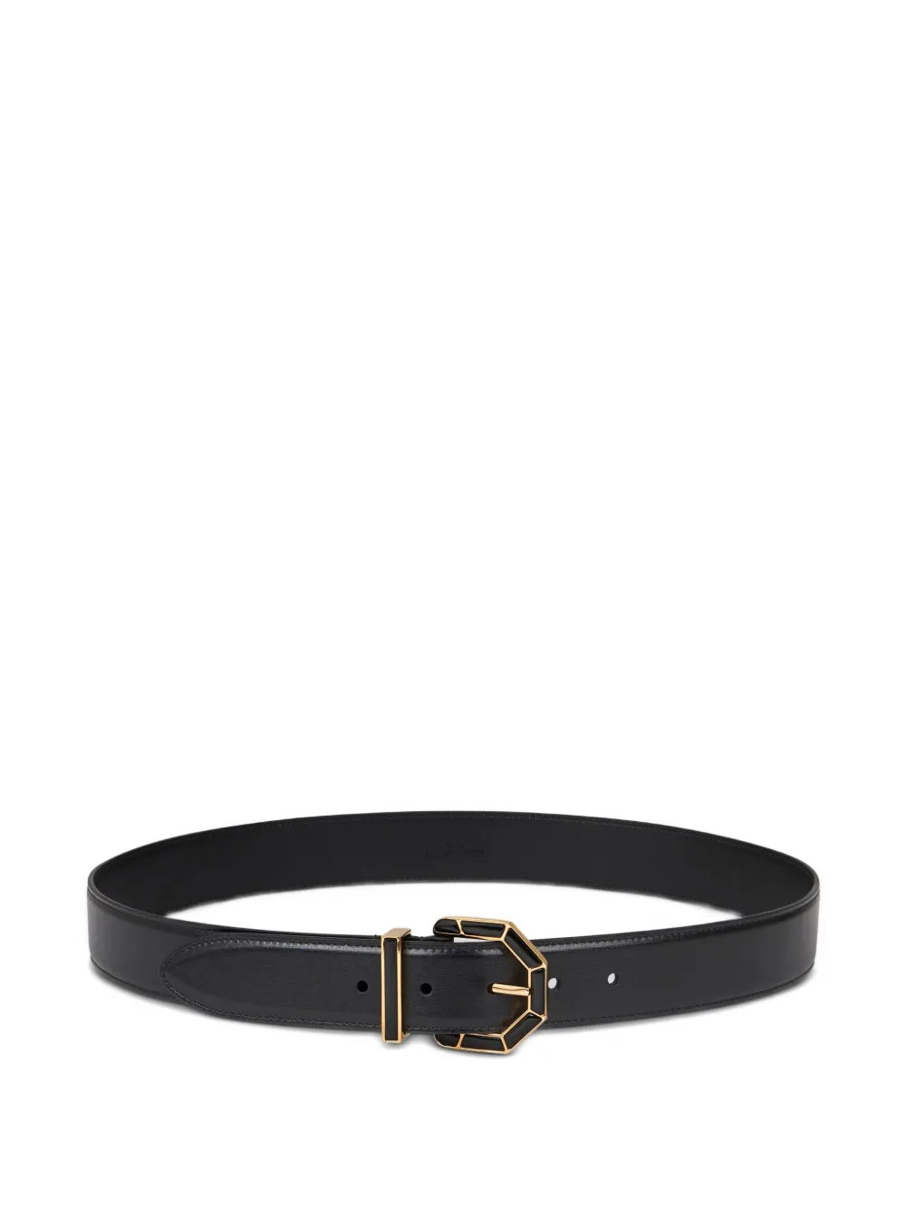 ETRO Leren riem Zwart