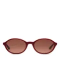 Peter & May Walk oval-frame sunglasses - Red