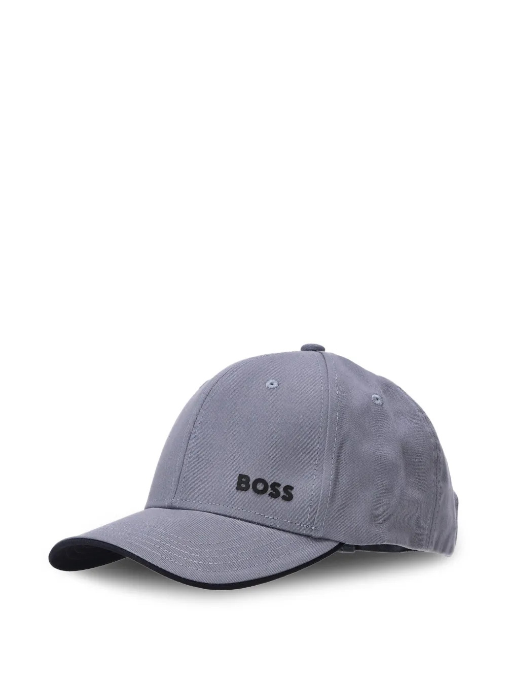 BOSS Honkbalpet met logopatch Grijs