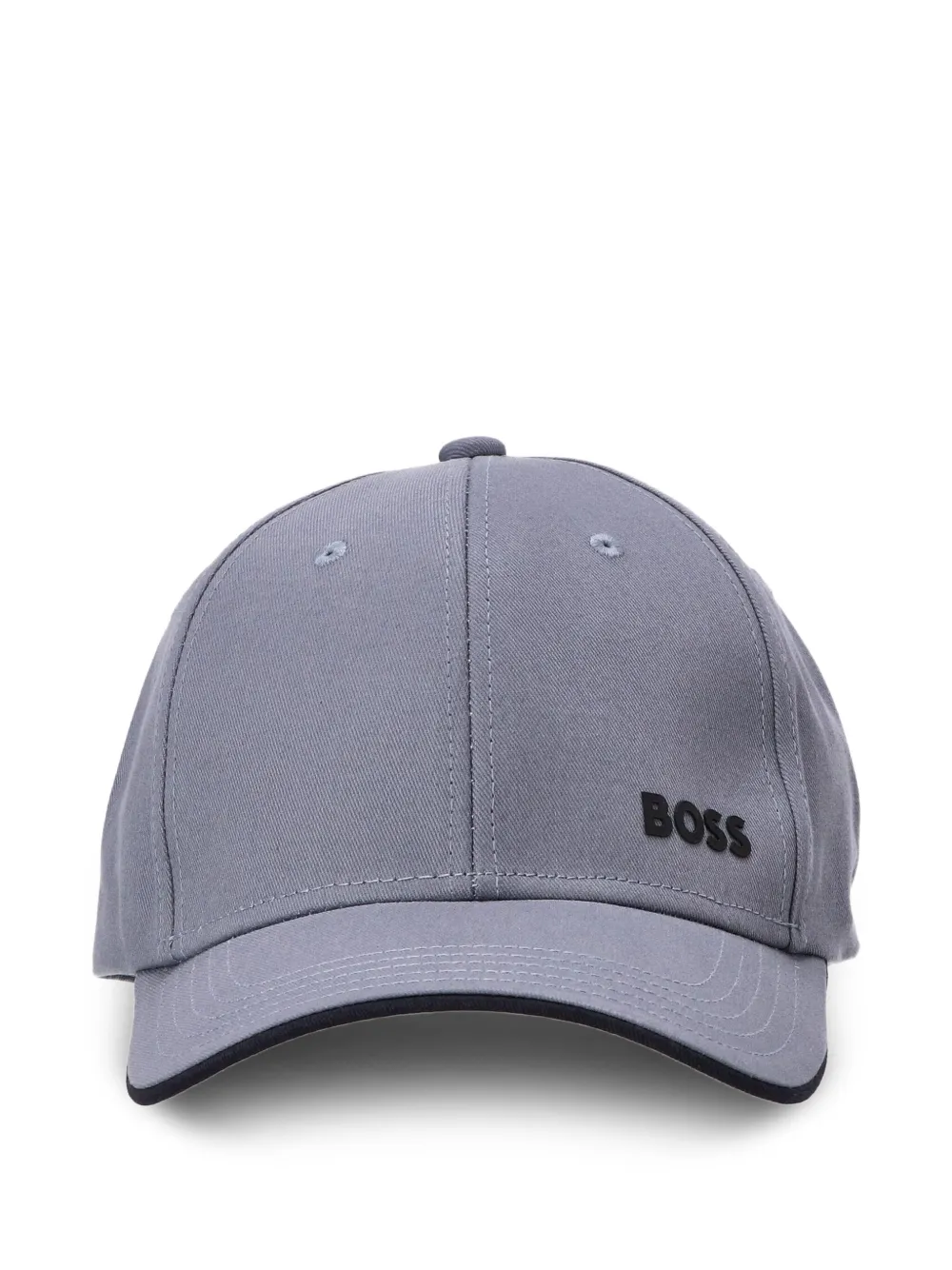 BOSS logo letteing-patch baseball cap | Grey | Image 1