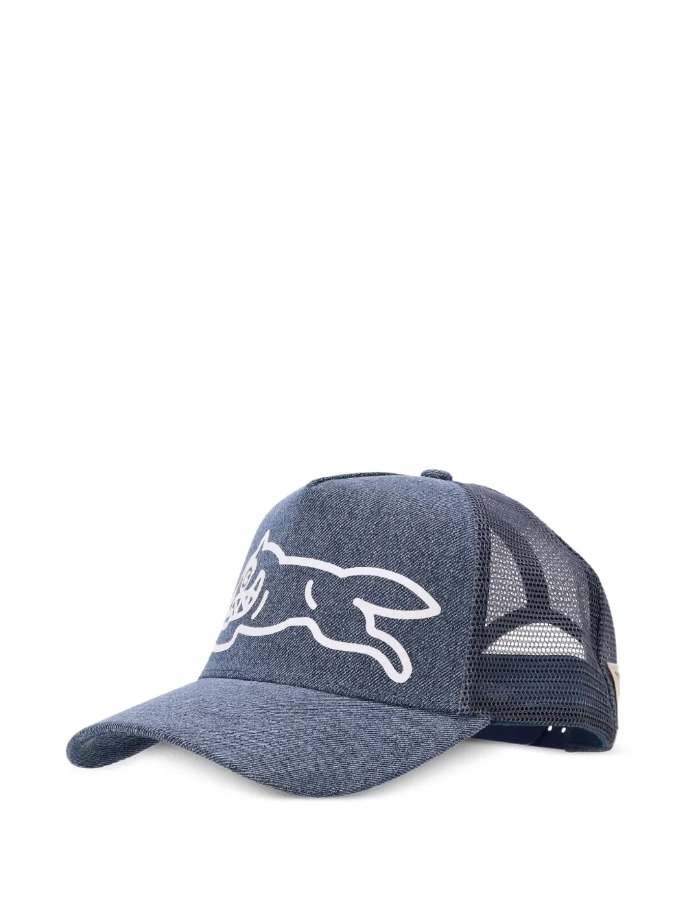 Icecream Wolf-print Trucker Cap In Blue