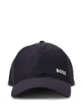 BOSS logo-print baseball cap - Blue