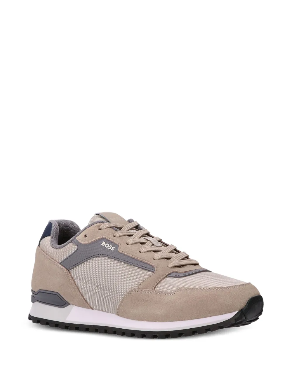 BOSS panelled sneakers Neutrals