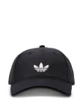 adidas Originals embroidered-trefoil logo baseball cap - Black