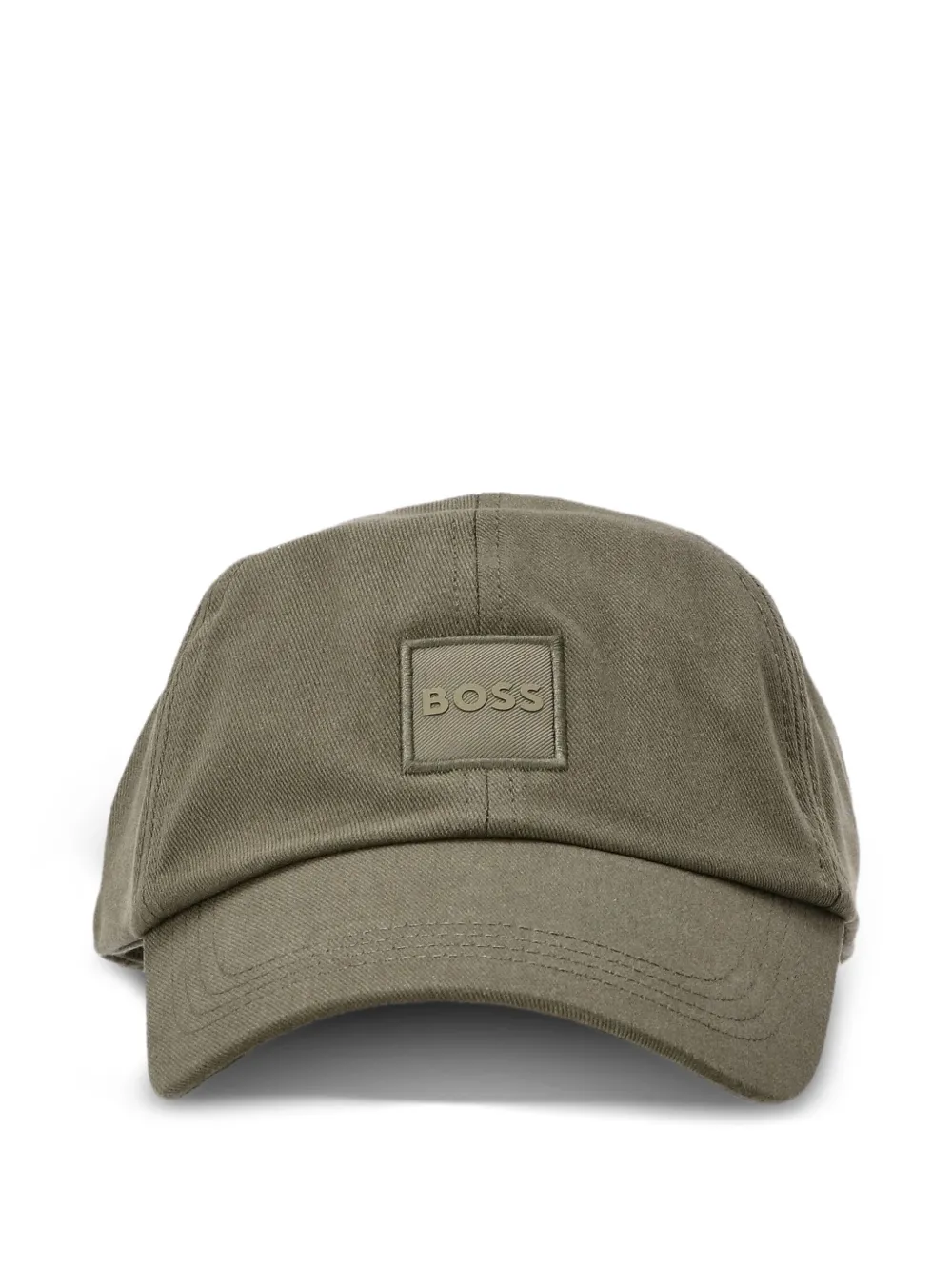 logo-plaque baseball cap
