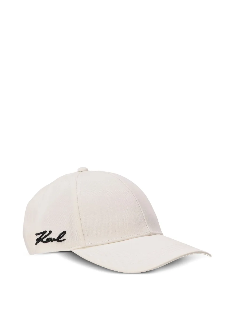 Karl Lagerfeld K/signature Baseball Cap In Neutral