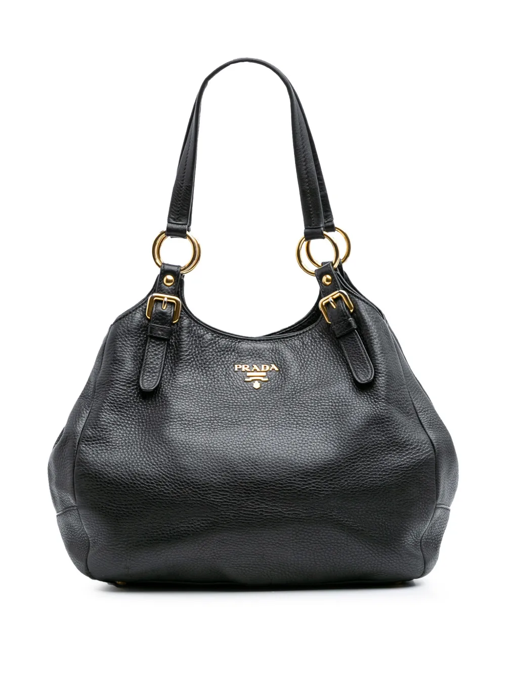 Prada Pre-Owned 2000-2025 Vitello Daino tote bag | Black | Image 1