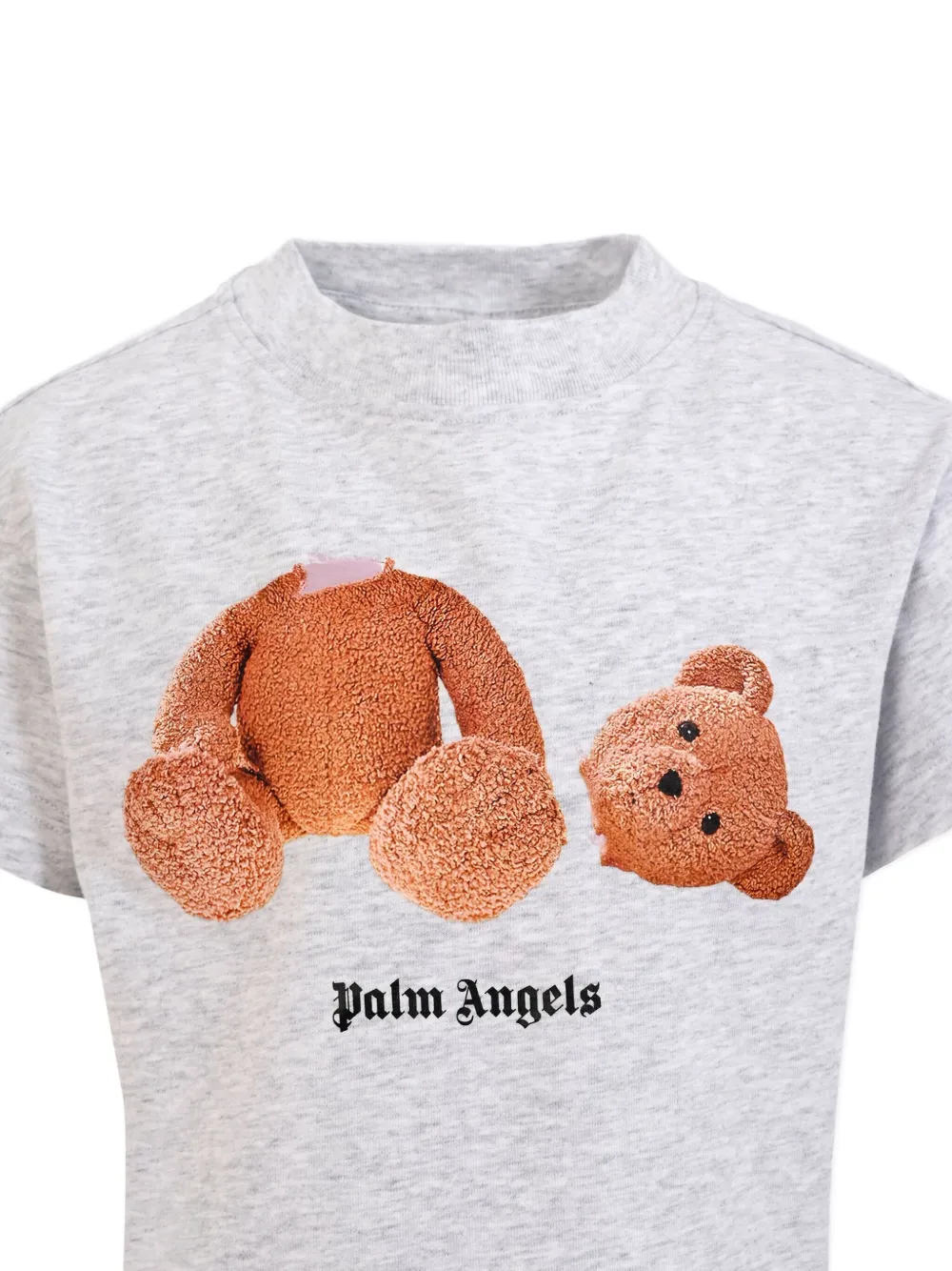 Palm Angels Kids T-shirt met teddybeerprint Grijs