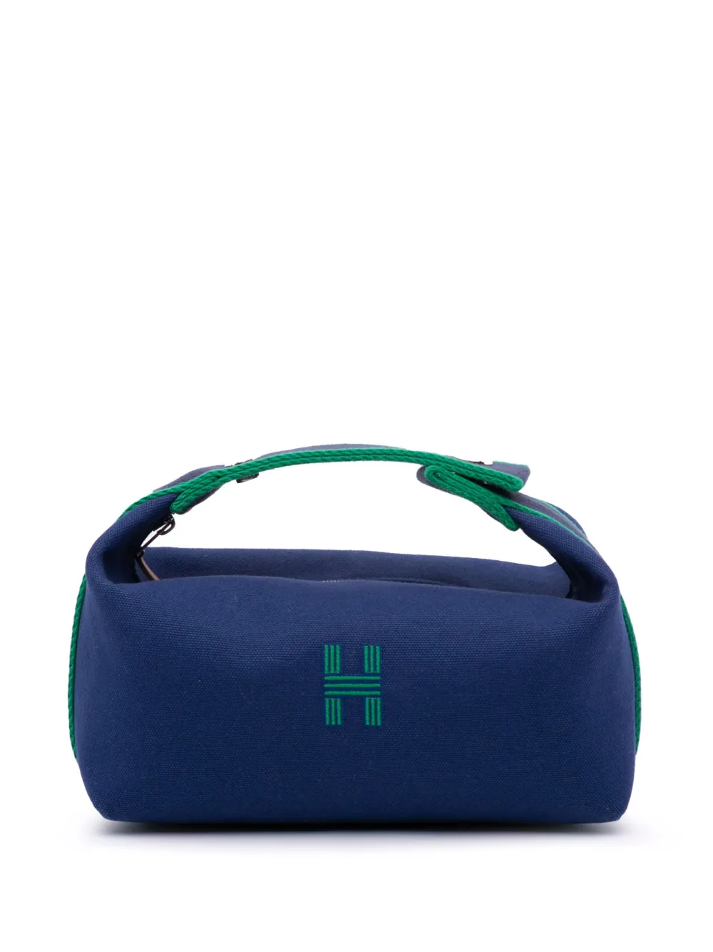 Pre-owned Hermes 2020-2025 Small Toile Bride A Brac Vanity Bag