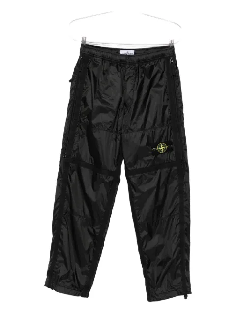 Stone Island panelled zip-detail trousers
